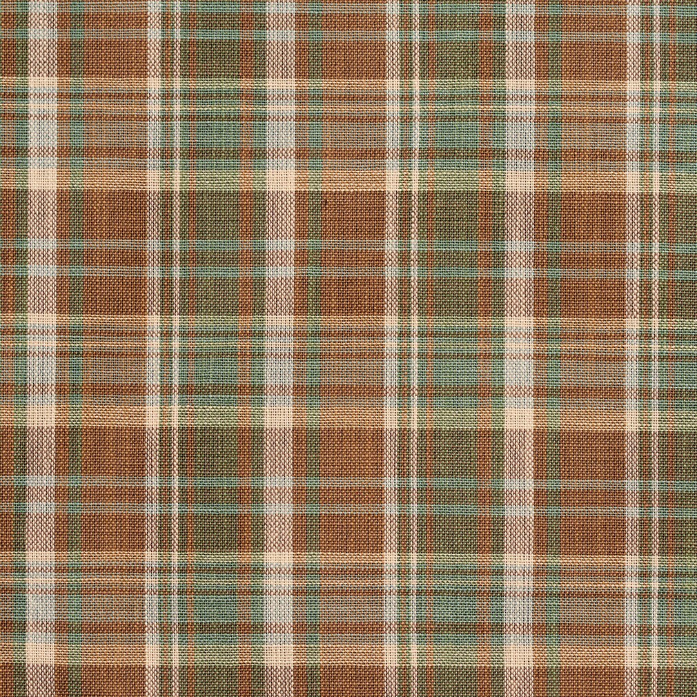Juniper Plaid - Brown,Green Plaid Upholstery Fabric 54 Inches&#x22;