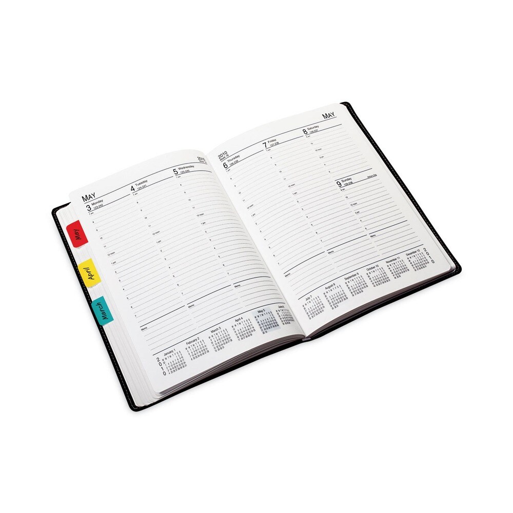 Post-it Tabs 1 in. Wide 1/5-Cut Lined Tabs - Assorted Primary Colors (66/Pack)