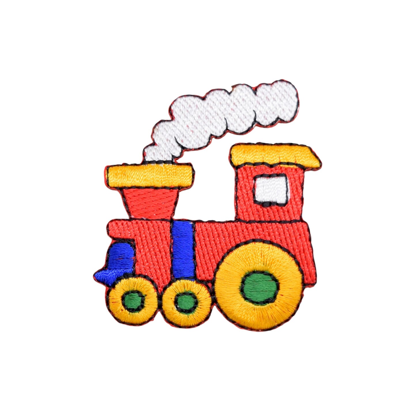 Colorful Childrens Choo Choo Train Engine Embroidered, Iron on Patch