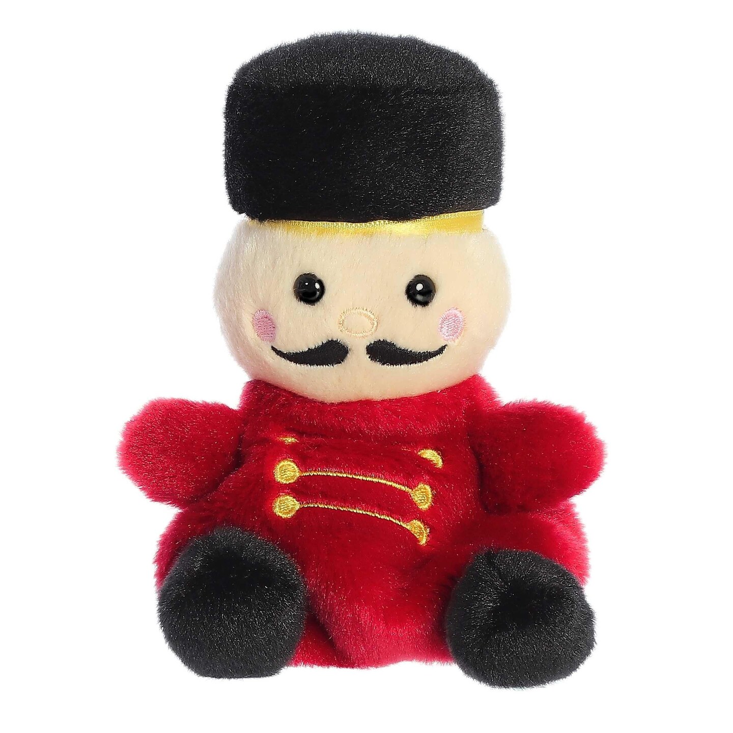 Aurora&#xAE; Adorable Palm Pals&#x2122; Marius Nutcracker&#x2122; Stuffed Animal - Pocket-Sized Fun - On-The-Go Play - Red 5 Inches