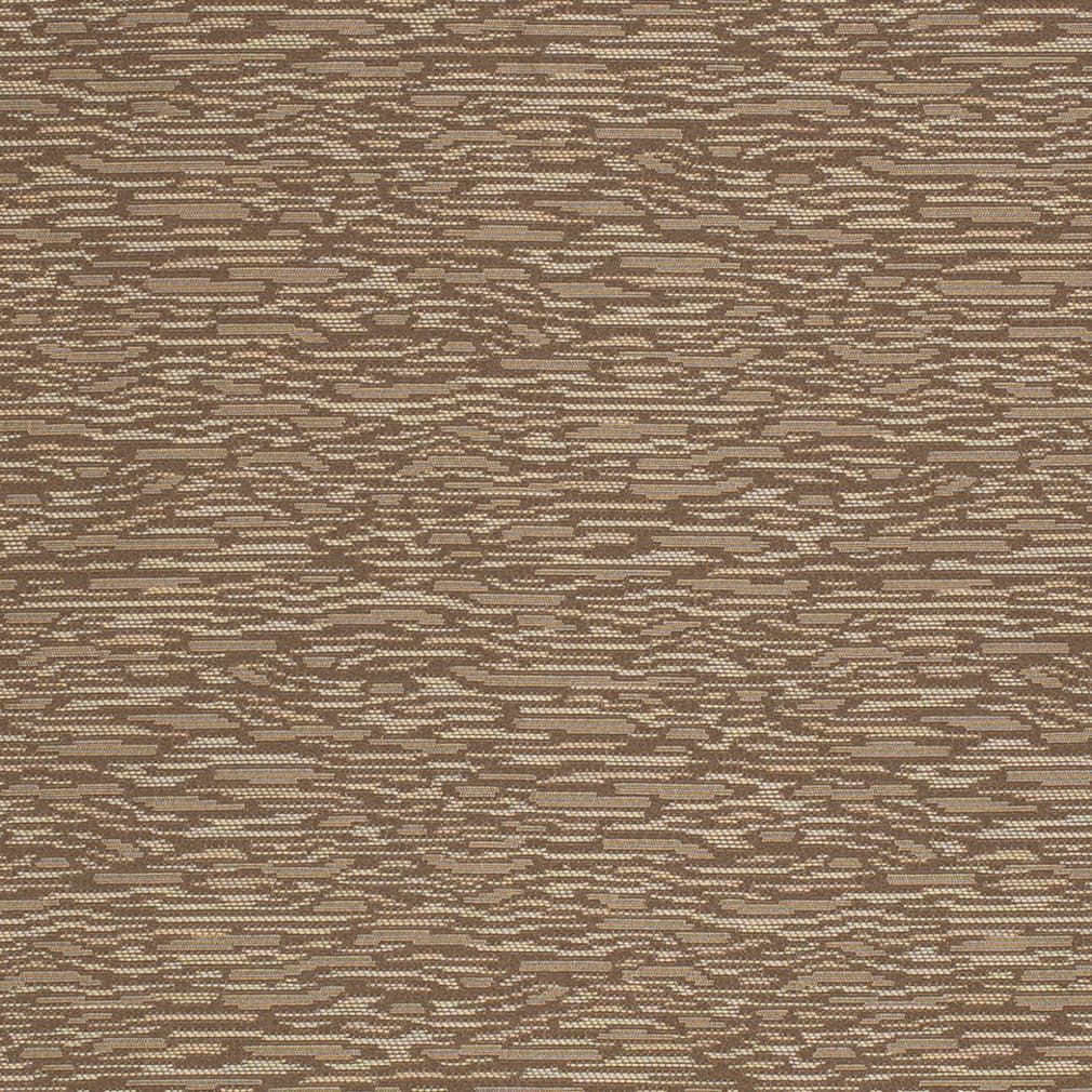 Pecan - Brown Abstract Geometric Upholstery Fabric 54 Inches"