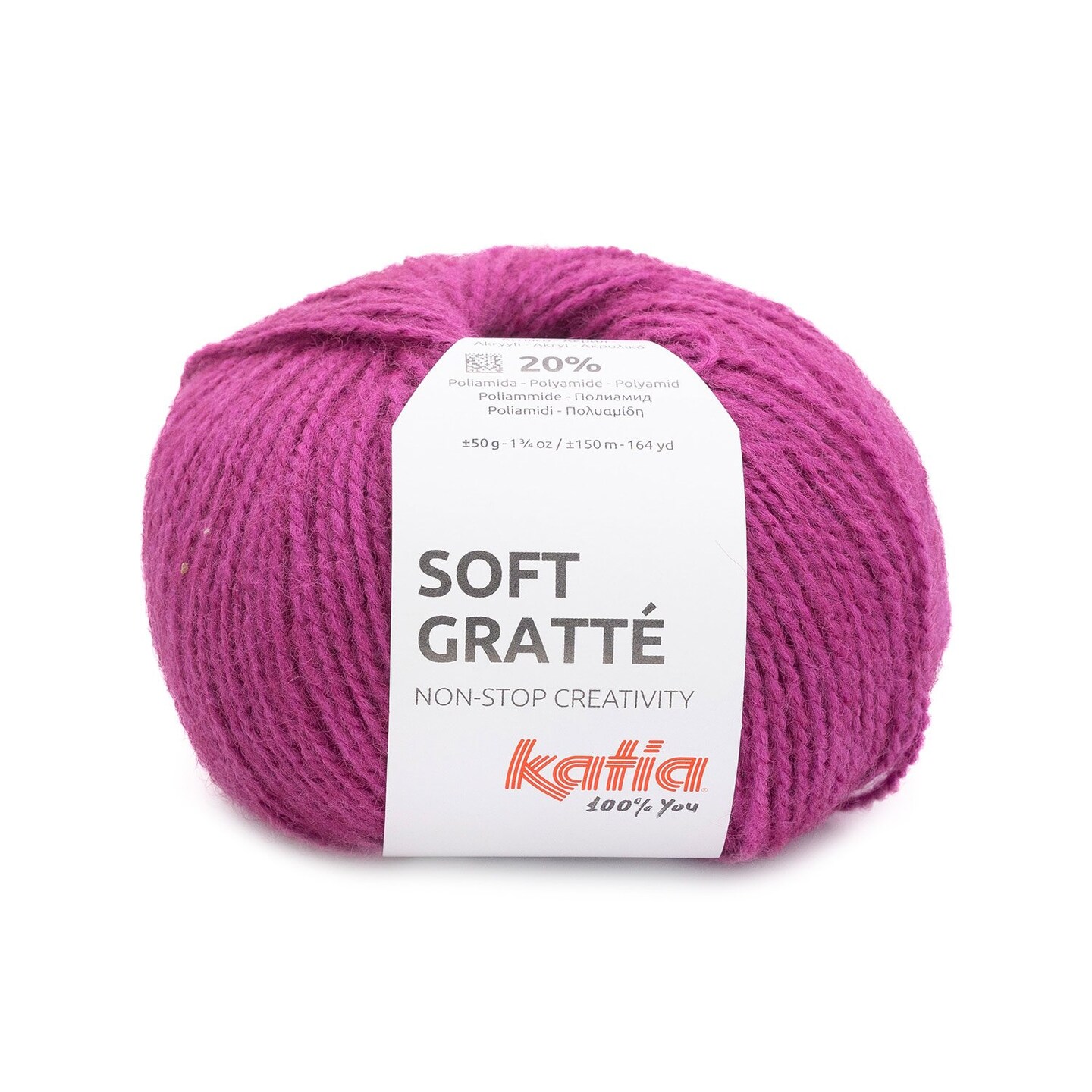 Katia Soft Gratt&#xE9; Premium Felted Acrylic Yarn