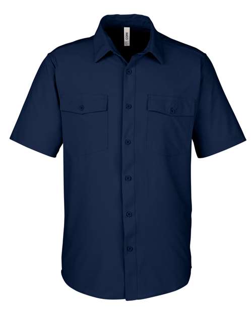 CORE365 Men’s Ultra UVP Short Sleeve Shirt Marina Style with Mesh Lining