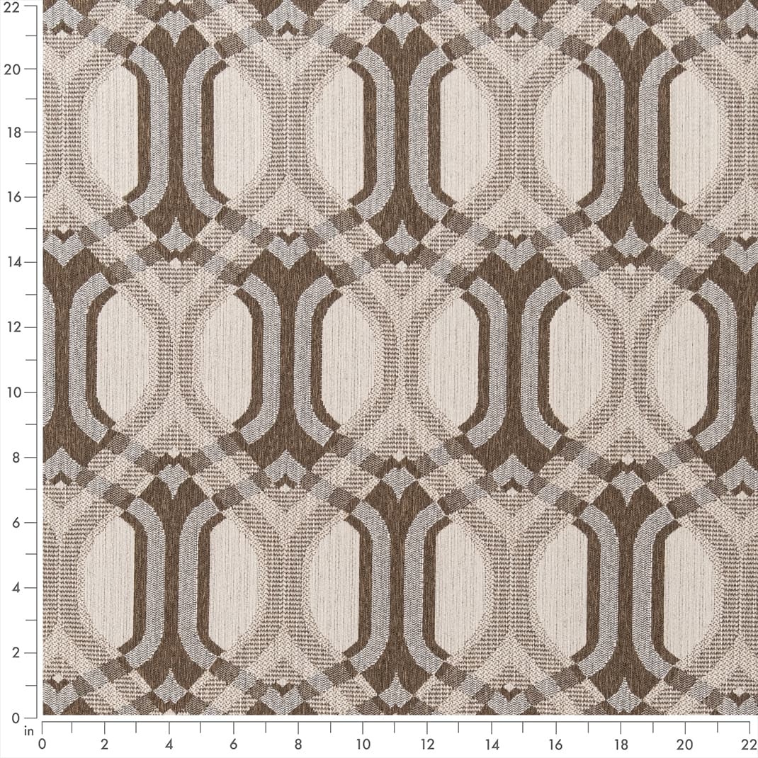 Upholstery Fabric - Brown Abstract & Geometric Upholstery Fabric 54 Inches"