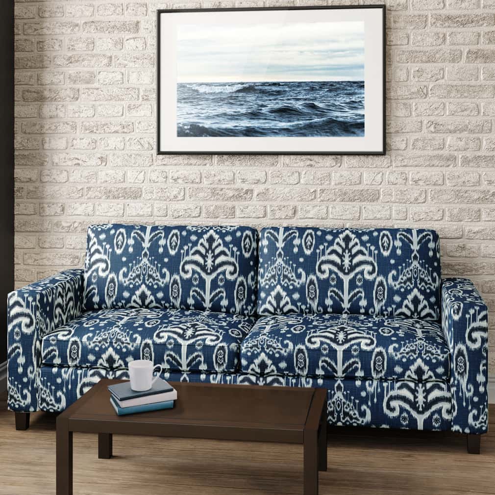 Upholstery Fabric - Blue Abstract & Geometric,Global Upholstery Fabric 54 Inches"