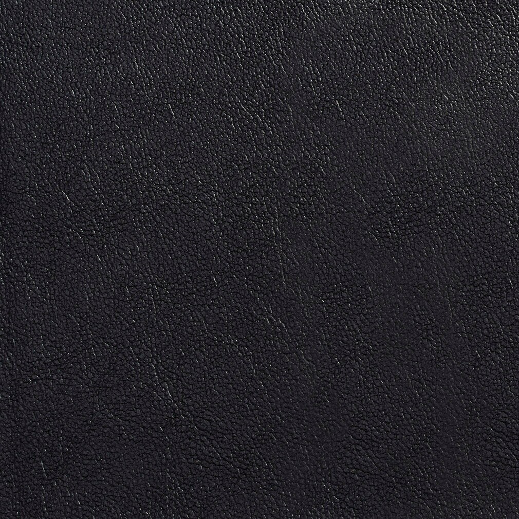 Onyx - Black Leather Grain,Plain & Solid Upholstery Fabric 54 Inches"