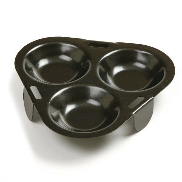 Norpro Nonstick Metal 3 Egg Poacher Pan