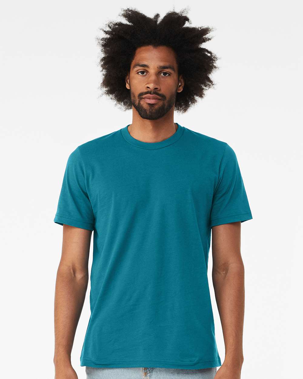 BELLA + CANVAS Lightweight Crewneck Short Sleeve Jersey T-Shirt for Everyday Basics & Casual Layering Tee