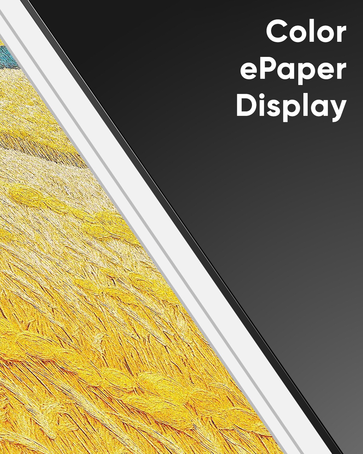 13.3 Inch E-ink ePaper Picture Frame, Tap-to-Print Technology, App Control Wall Art Décor Photo Frame for Home & Office