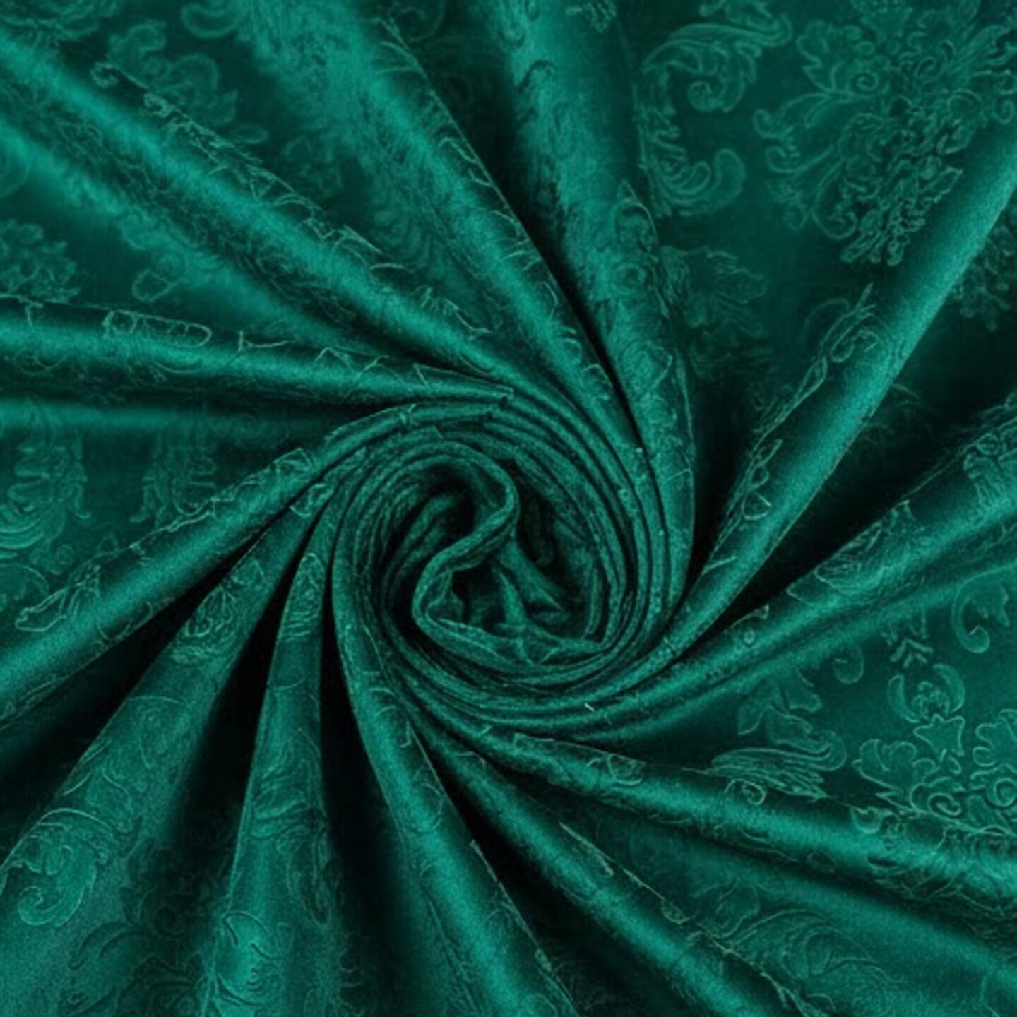 1 Yard Damask Embossed Velvet Fabric for Upholstery Drapery Decor Crafts Costumes Projects 55 Inches Width