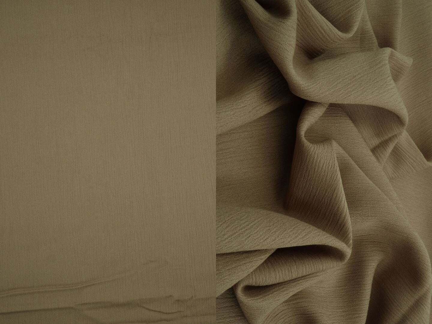 1 Yard Rayon Crepon Solid Woven Fabric Textured Soft Drapery Accent 50/51" Width