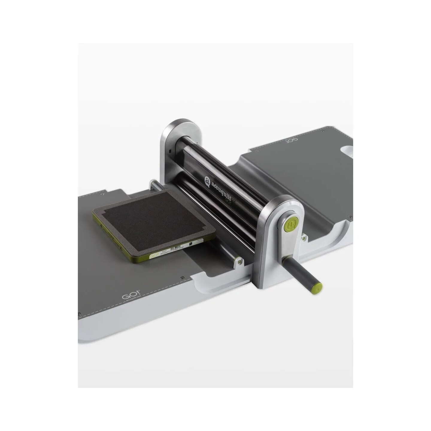 AccuQuilt GO! Half Square Triangle 4 1/2" Finished Square Die – Quilting Die for HST Blocks, Accurate Fabric Cutting Tool, Works with GO! Cutters