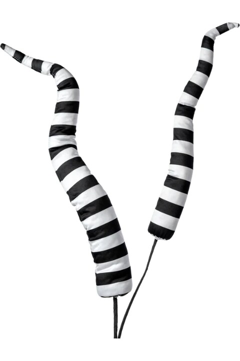 34&#x22; Stripe Horn Spray: Black &#x26; White