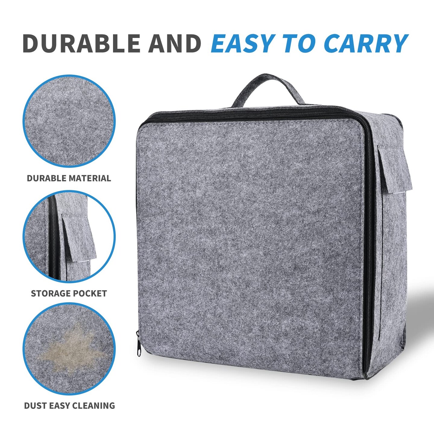 Yrangee Blocking Mats for Knitting &#x26; Crochet Project,Extra Thick Blocking Boards with Grids for Needlepoint or Crochet,9 Pack Knitting Mats with 150 T-Pins and Storage Bag