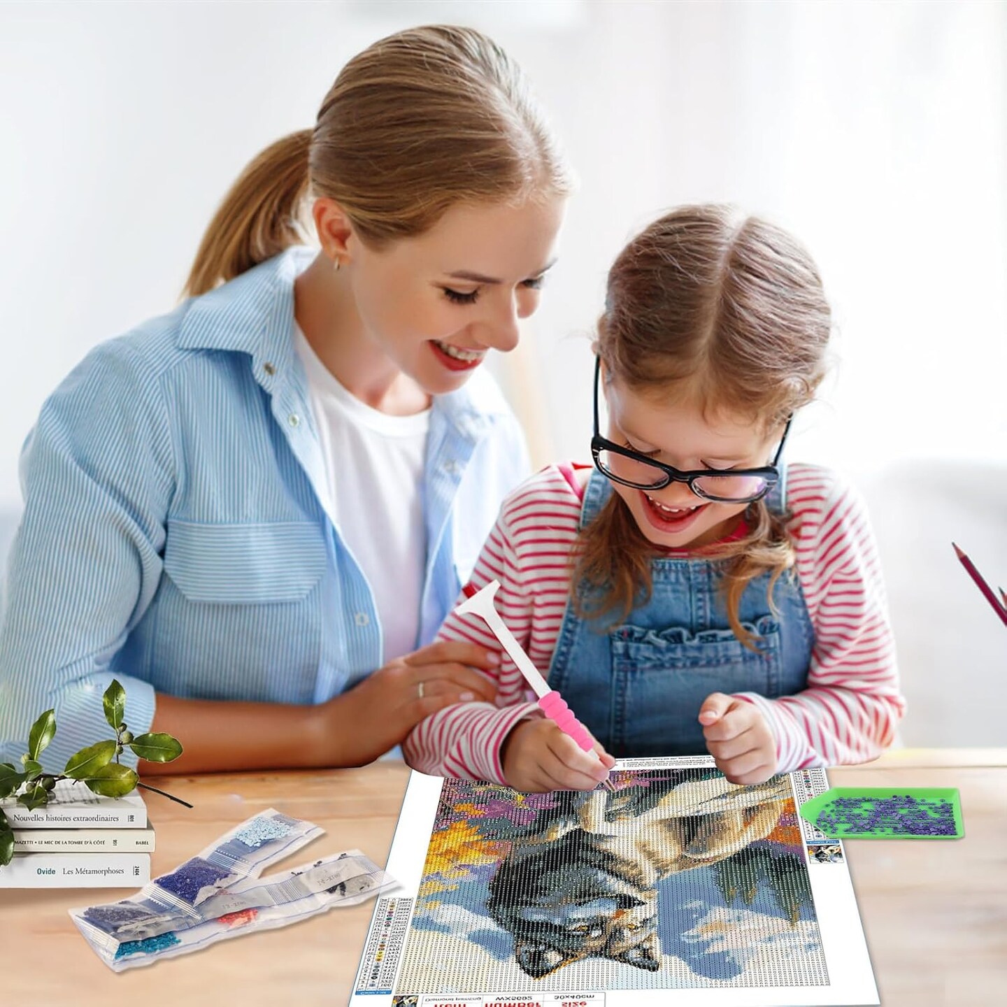 Wolf Diamond Art Kits for Adults (wolf) 2.95 x 0.59 x 11.81 inches