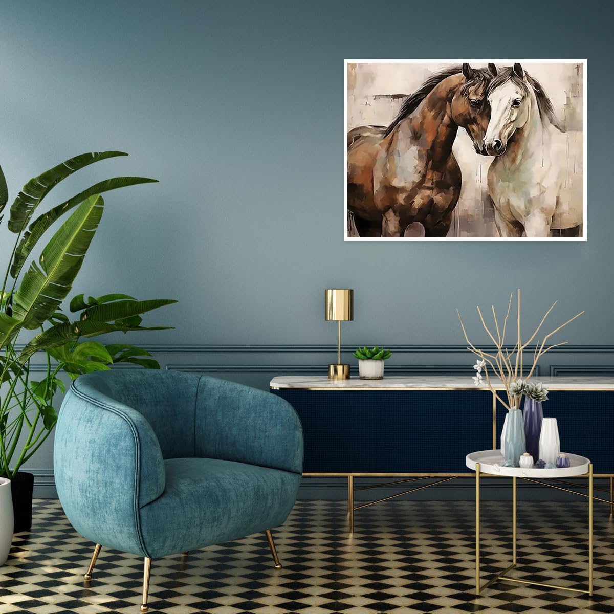 Diamond Art Kits for Adults (Horse) 12 x 16 x 0.02 inches