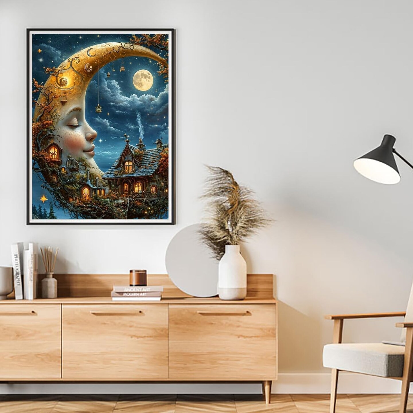 Moon Diamond Painting Kits for Adults Beginners