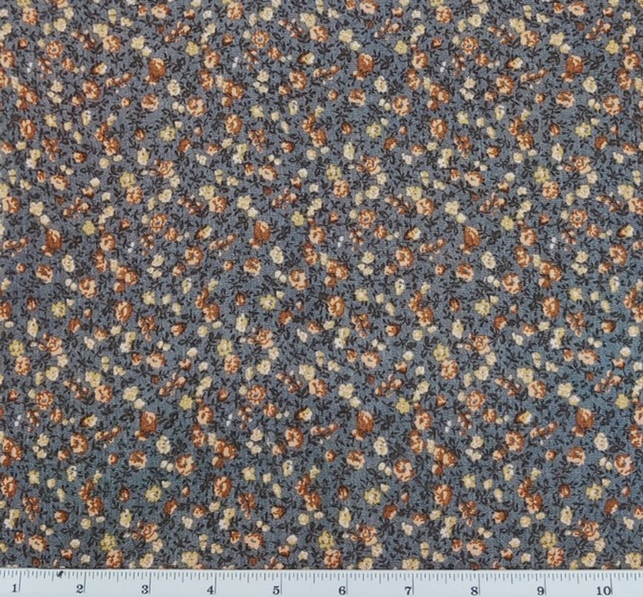 1 Yard Stylish Asphalt Gray Rayon Crinkle Crepon Fabric 52/53" Width