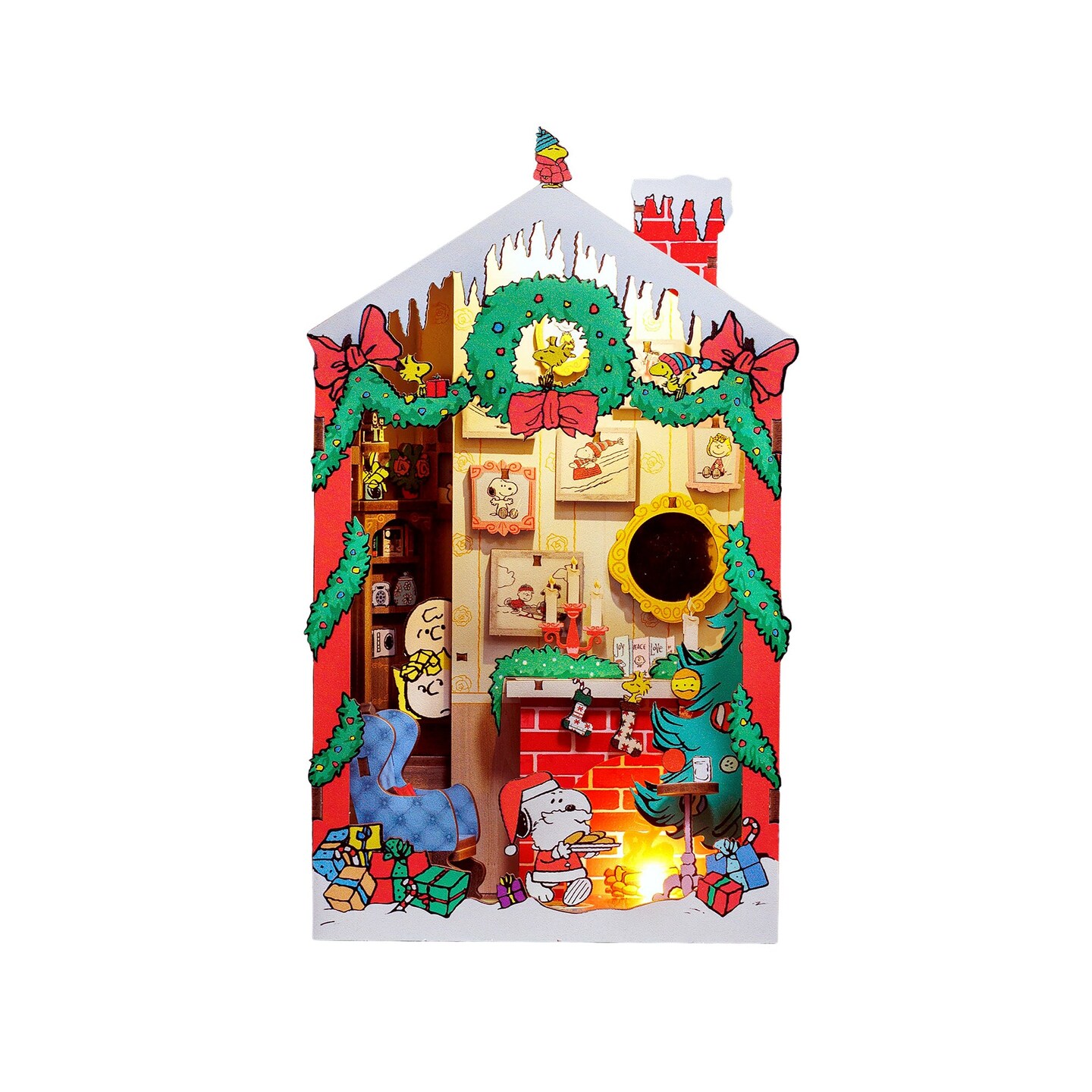 Peanuts® Christmas | DIY Miniature Book Nook Kit
