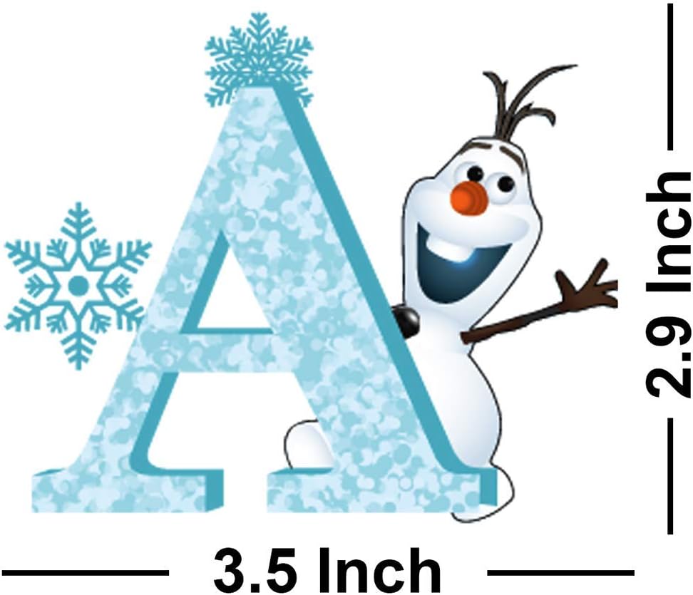 Alphabet Wall Stickers for Baby Girl Nursery | Peel &#x26; Stick Decorative Girl Wall Decals for Bedroom