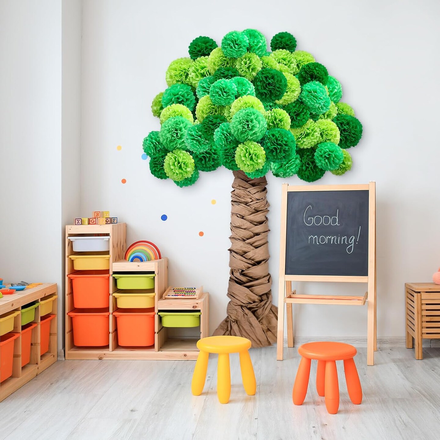Classroom Tree Bulletin Board Set DIY 3D
