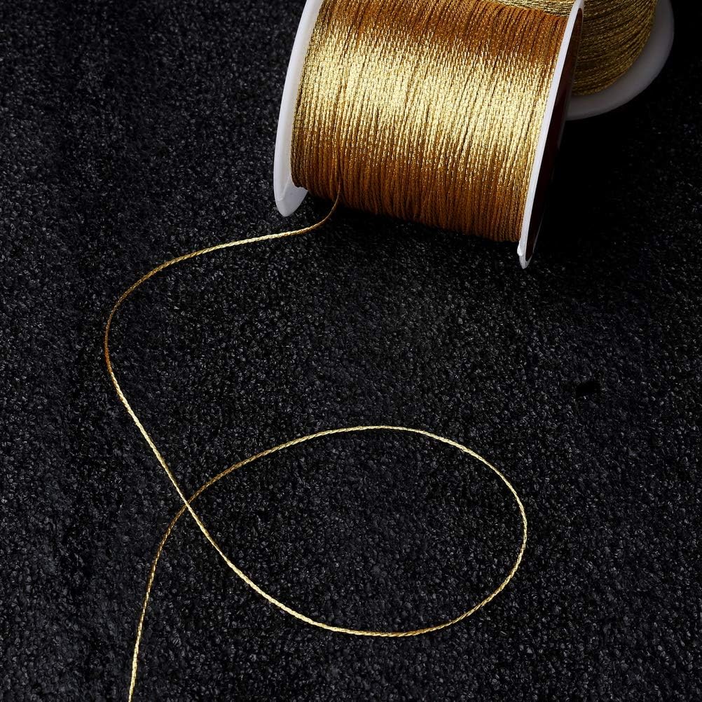 Gold Thread String for Bracelet Making