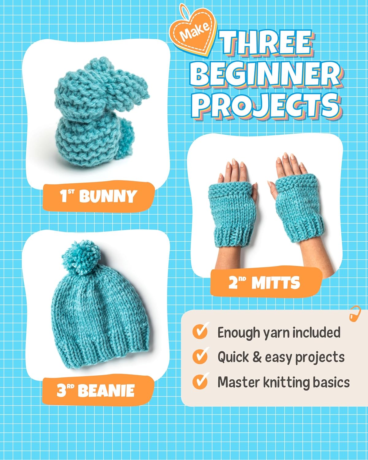 Complete Knitting Kit for Beginners