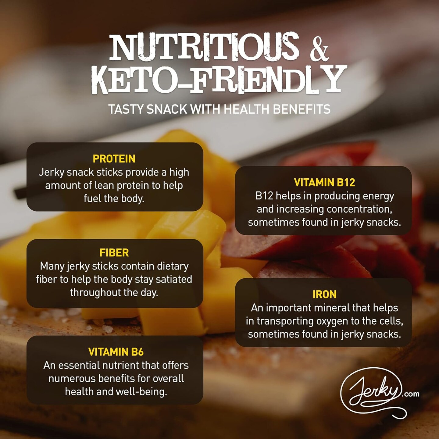 Gift Basket for Men - 26pc Variety Pack of Beef, Pork, Turkey, & Ham Snack Sticks - High Protein Healthy Snack - Unique Gift for Men