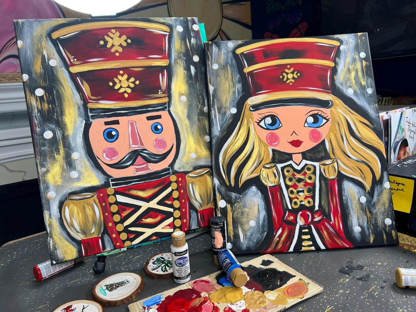 Mrs. Nutcracker Christmas Paint Party