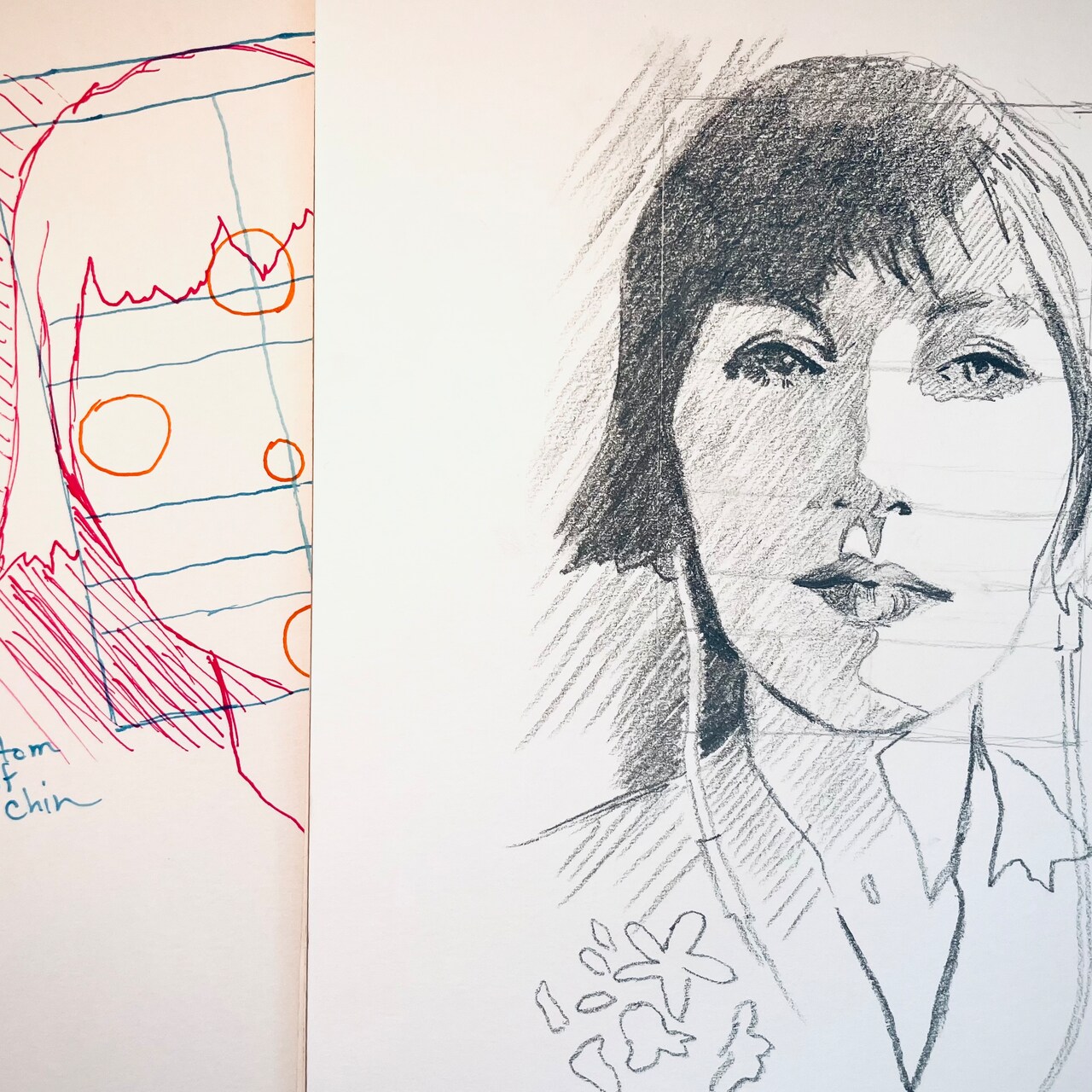 Art in August | Mapping Facial Proportions and Capturing Likeness