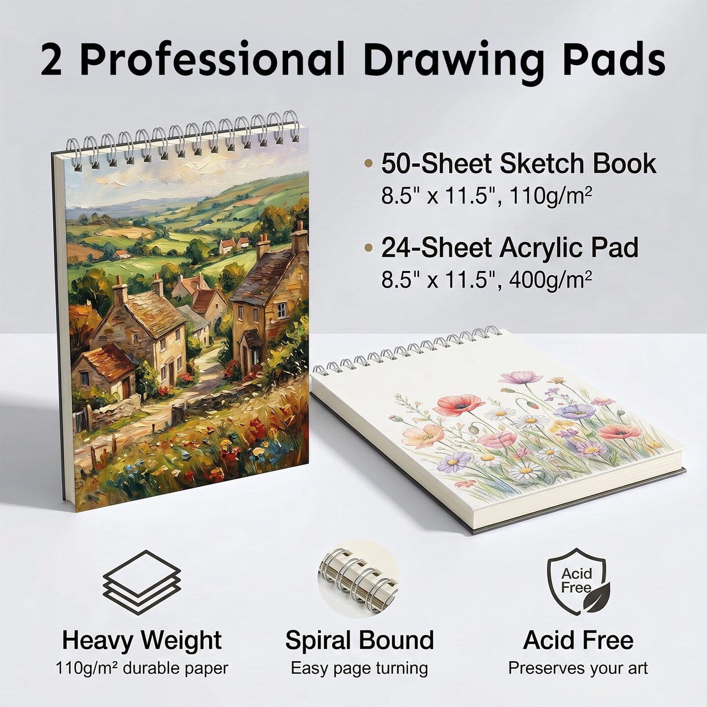 85 Piece Deluxe Wooden Art Supplies, Art Kit with Easel, Sketching