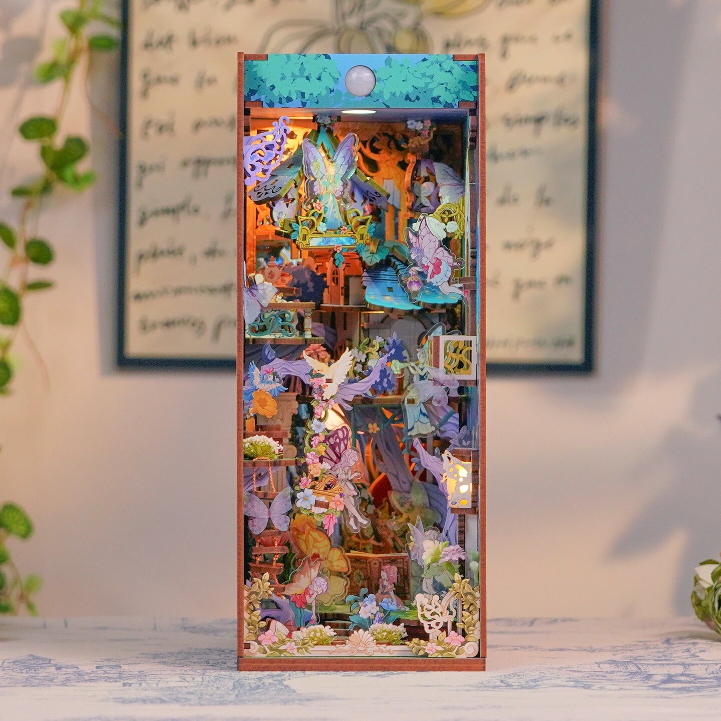 DIY Miniature Book Nook Kit | A Midsummer Night&#x27;s Dream w/ Dust Cover