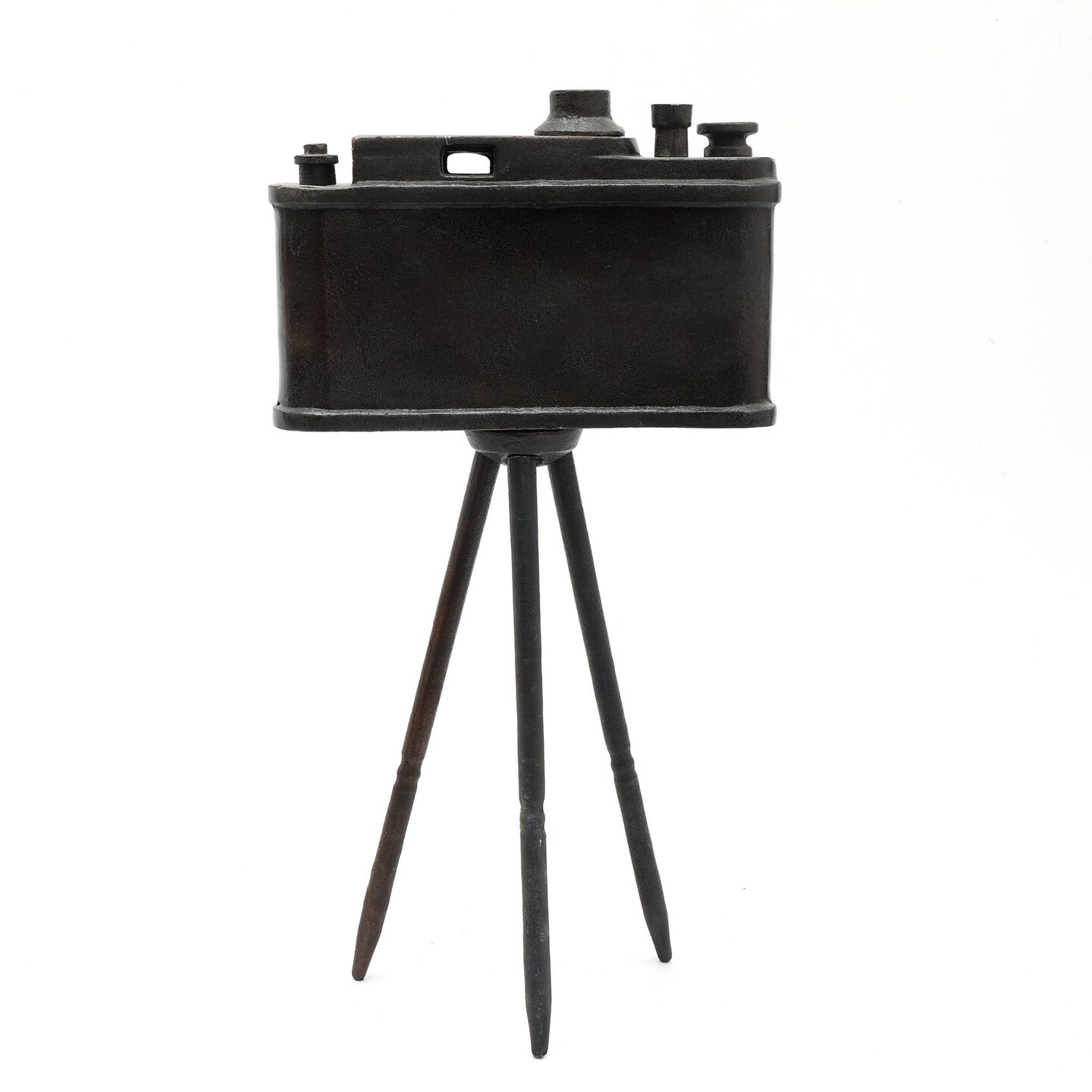 Decorative Aluminum Camera on Tripod Stand -14.5&#x22;