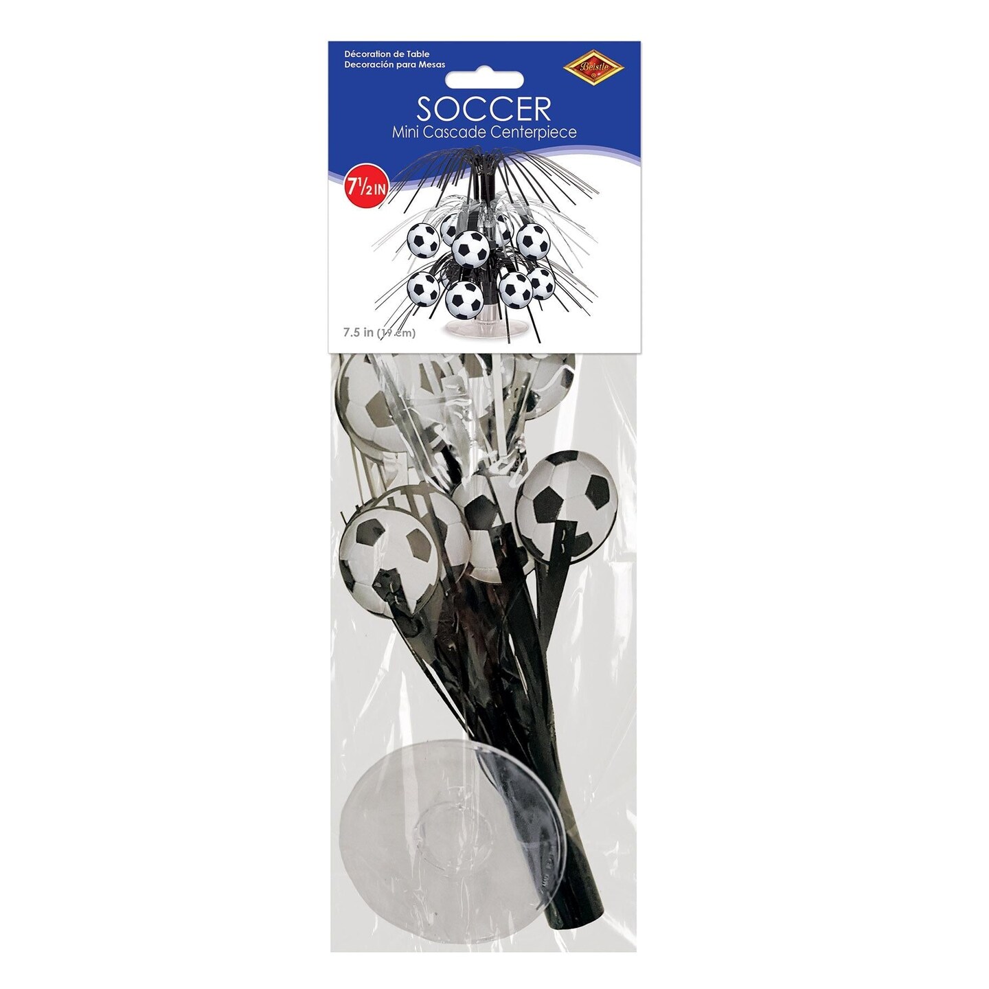 12 Pack Beistle Soccer Ball Mini Party Cascade Centerpiece