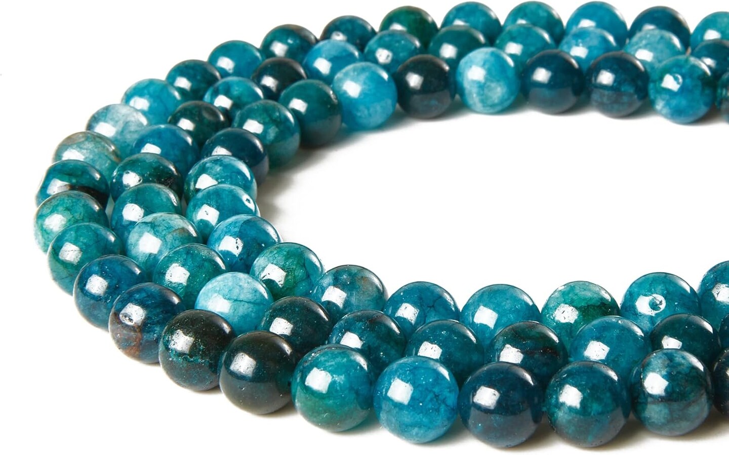 100pcs 6mm Apatite Beads Natural Gemstone Beads Round Loose Beads for Jewelry Making