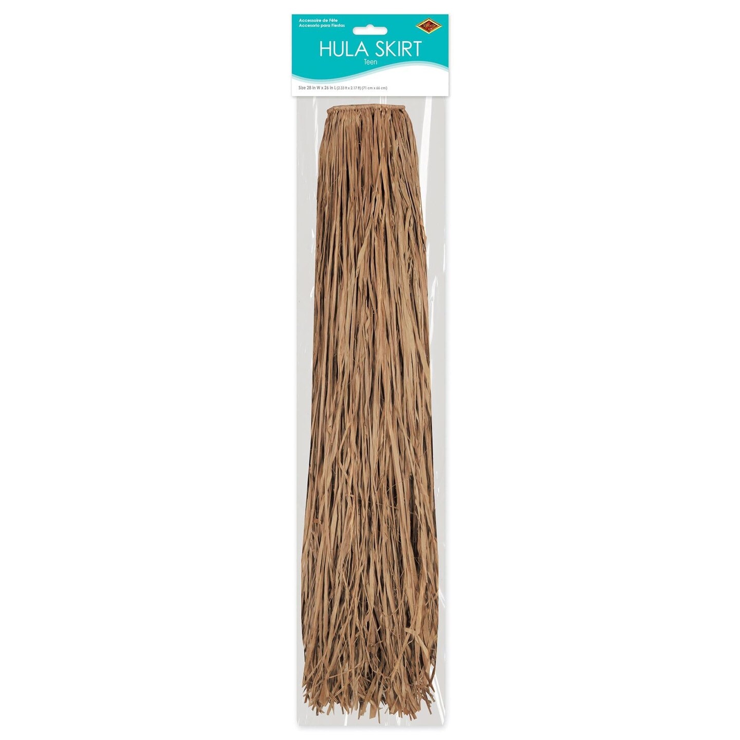 12 Pack Beistle Teen Raffia Hula Skirt