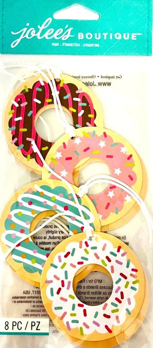 Jolee&#x27;s Boutique Donut Tags Embellishments