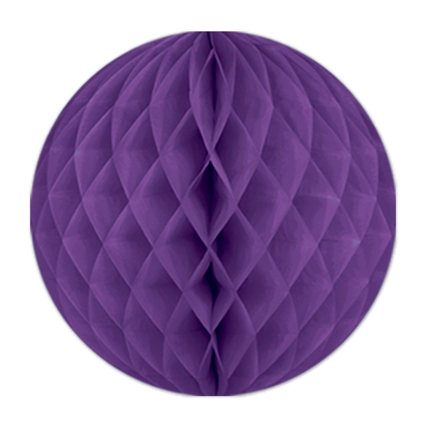 24 Pack Beistle Party Tissue Ball - purple