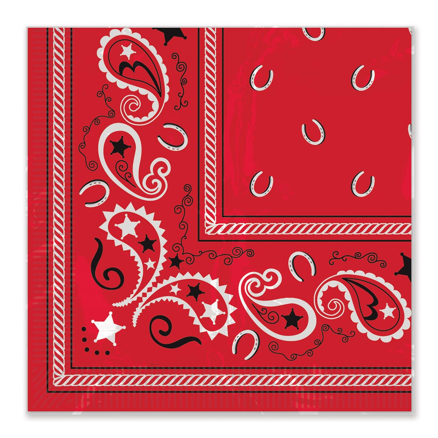 192 Pack Beistle Bandana Party Luncheon Napkins