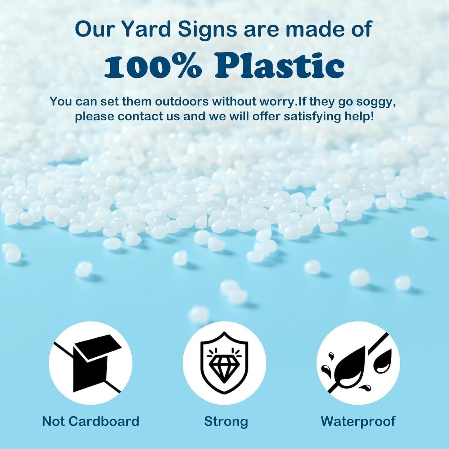 2PCS Large Easter Yard Decorations – Outdoor Bunny Signs with Metal Stakes, Waterproof Lawn and Garden Pathway Decorations