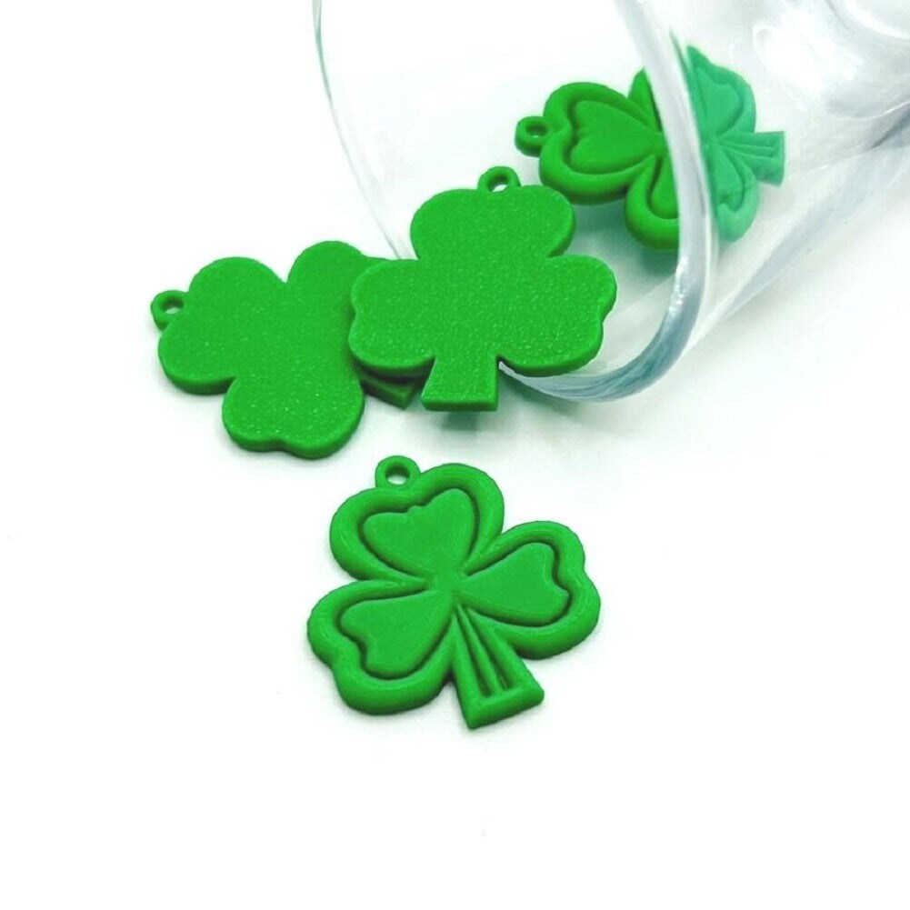 1, 4, 20 or 50 Pieces: St. Patrick's Day Green Four-Leaf Clover