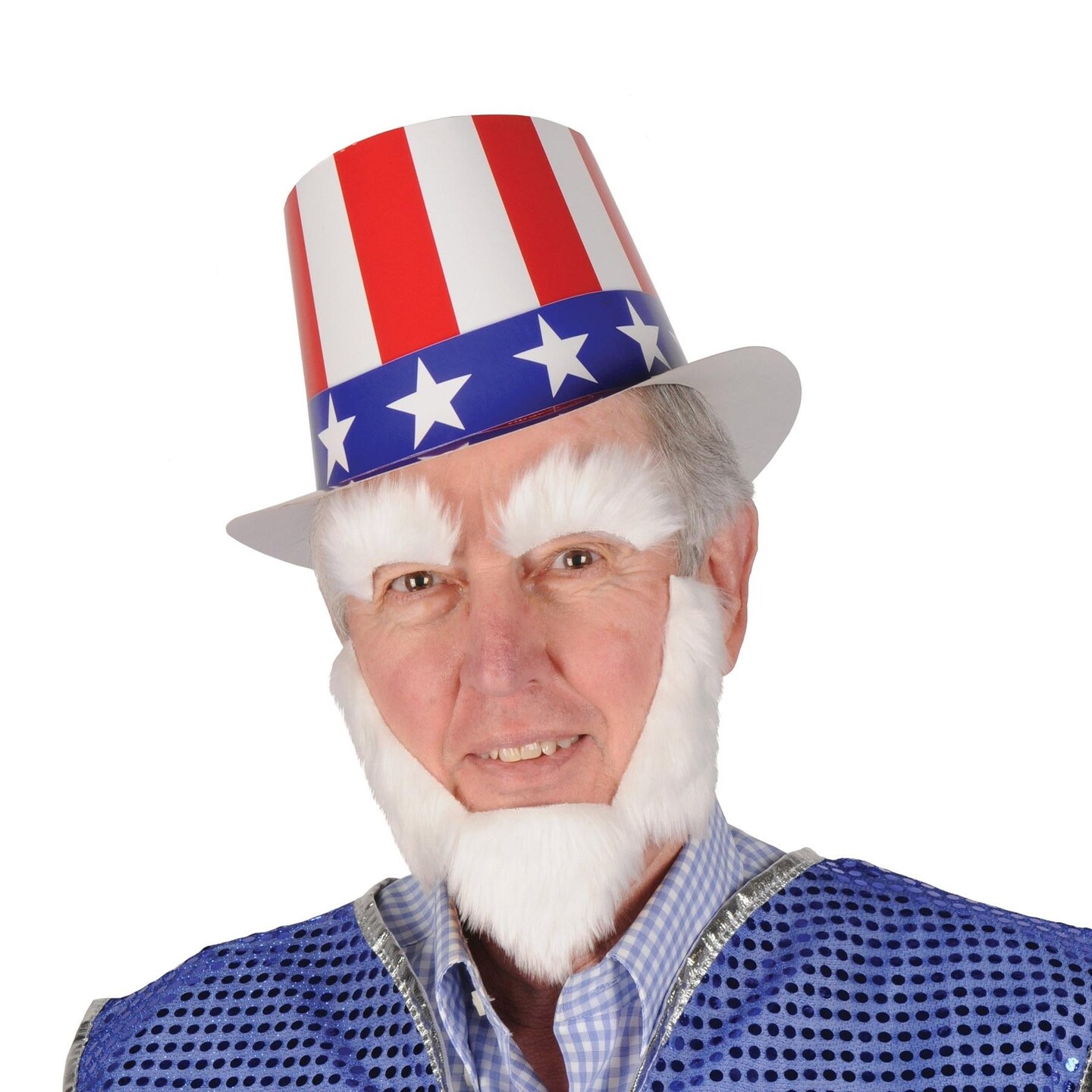 25 Pack Beistle Patriotic Party Red, White &#x26; Blue Hi-Hat