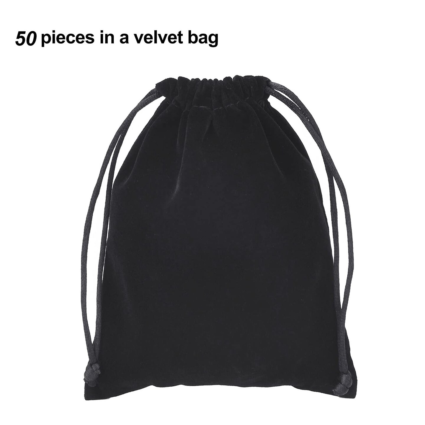 50 Pieces Mixed Stone Beads Crystal Stone Pendants Quartz Charms with Storage Bag for Jewelry Making (Irregular Style)