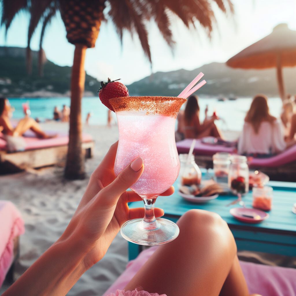 Brew Glitter - Light Pink Edible Drink Glitter (4g, x1 Flip-Cap Jar) for Beer, Cocktails and Beverages