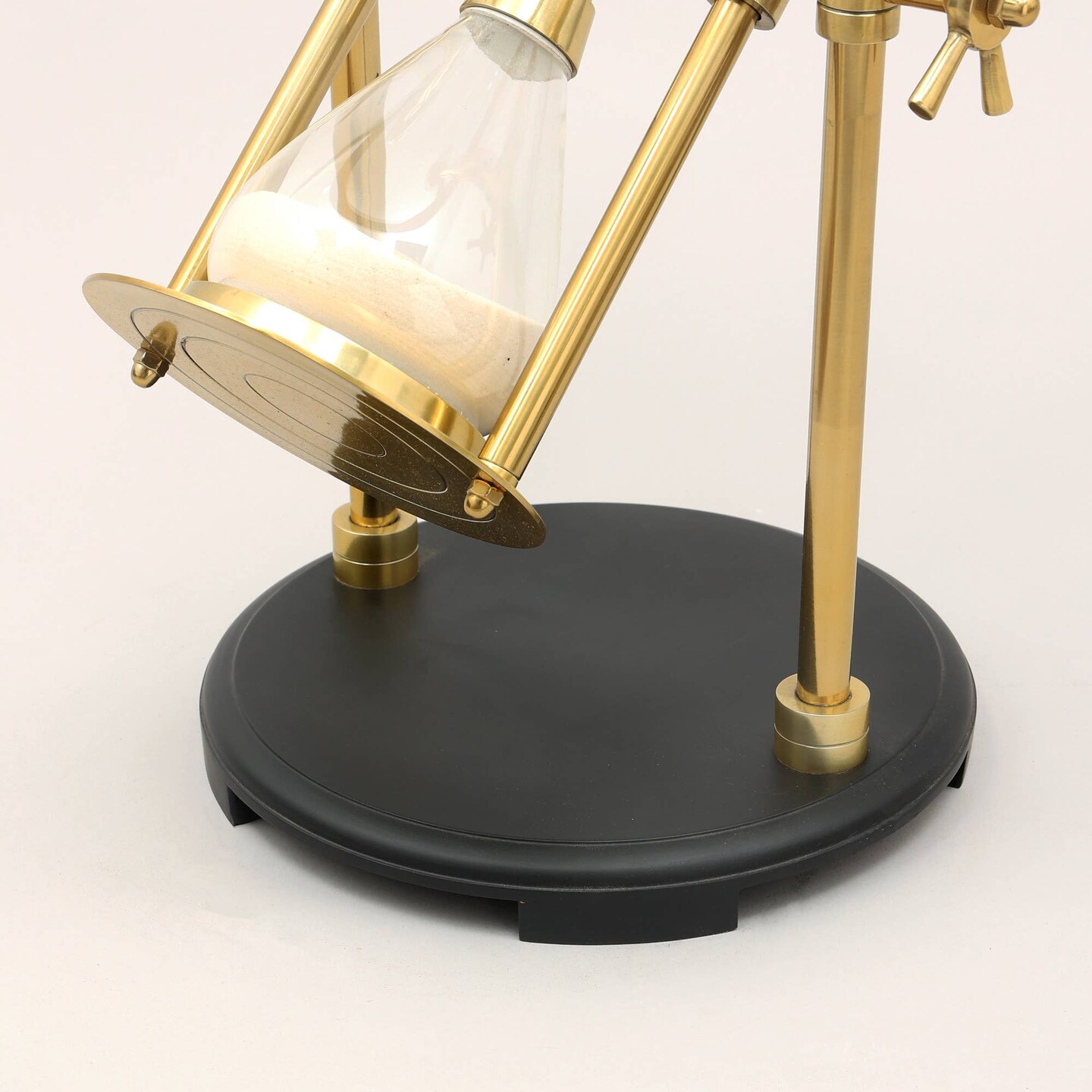 Decorative Hourglass End Table-Side Table-18x18x24&#x22;