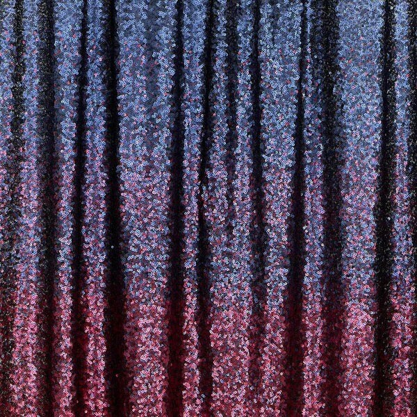 Short Ombre Stretch Mesh Sequin Fabric 93% Polyester 7% Spandex