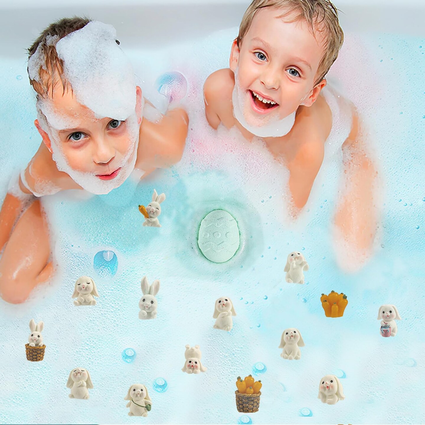 20 Pack Easter Bath Bombs Bubble Bath Balls, Kids Surprise Bath Bombs