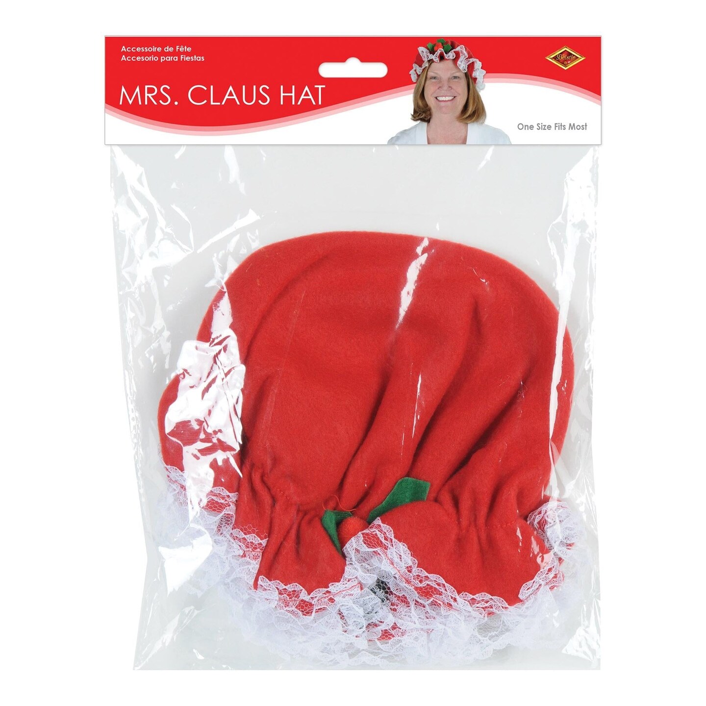 12 Pack Beistle Christmas Mrs Claus Hat