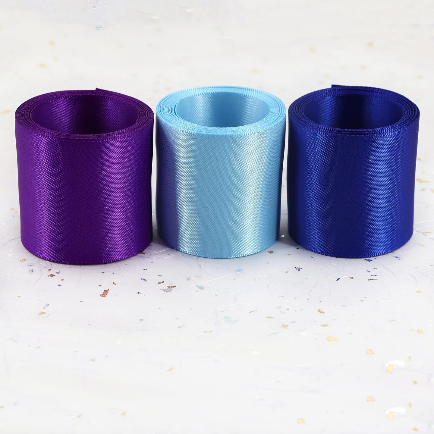 YERELO Double Face Satin Ribbon 2 inch Ribbon 20 Solid Color Ribbon Assortment, 2&#x22; X 2 Yard Each Total 40 Yards Per Package, Ribbon for Gift Wrapping Ribbons for Crafts Hair Ribbons
