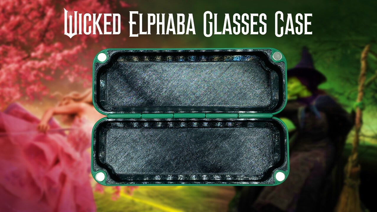 WICKED　DAICHI MIURA　エルファバ　リップケース Wicked Elphaba Glasses Case with Magnetic Closure 3D Printed